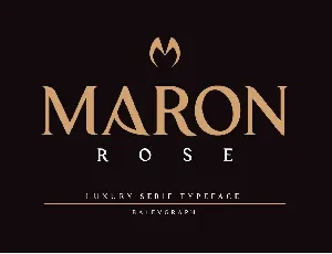 Mron Rose font