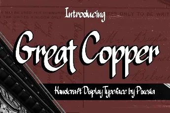 Great Copper font