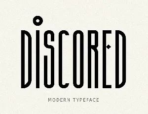 Discored Typeface font