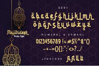 Mujahideen font