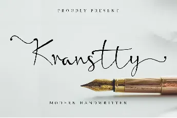 Kranstty font