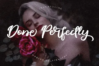 Done Perfectly FREE font