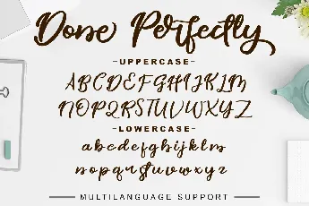 Done Perfectly FREE font