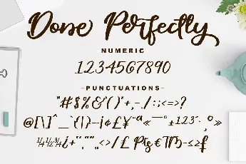 Done Perfectly FREE font