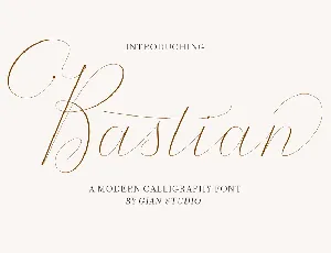 Bastian font