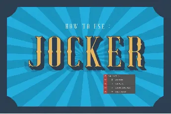 Jocker Free font