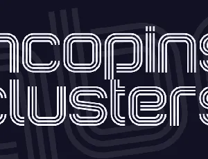 Incopins Clusters font