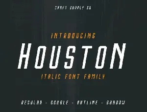 Houston Sans Serif Typeface font