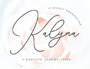 Kalyna Handwritten font