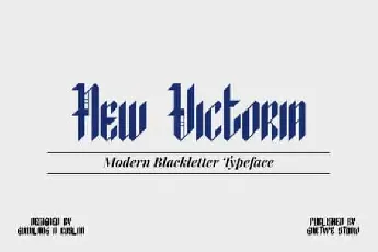 New Victoria Blackletter font