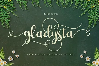 Gladysta Script font