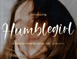 Humblegirl font