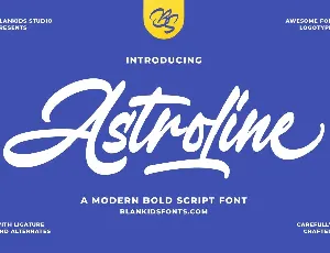 Astroline font