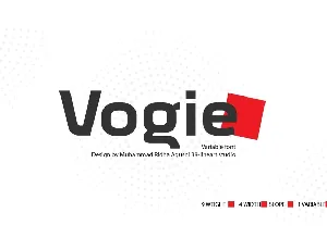 Vogie Sporty Sans Serif font
