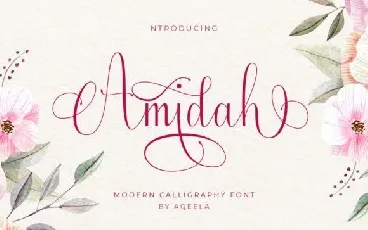 Amidah Calligraphy font