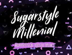 Sugarstyle Millenial Free font