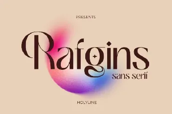 Rafgins font