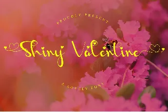 Shiny Valentine - Personal Use font