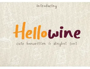 Hellowine font