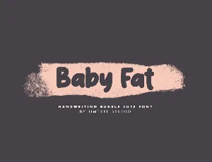 Baby Fat DEMO font