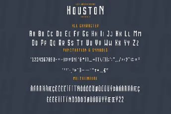 Houston Sans Serif font