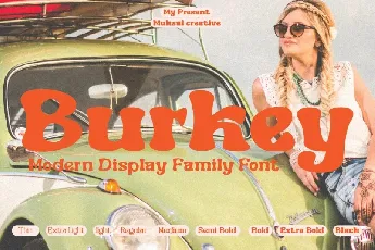 Burkey Family font