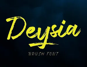 Deysia font