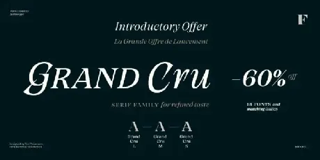 Grand Cru Serif font