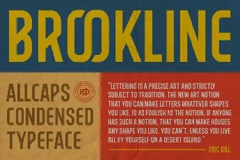 Brookline Display font