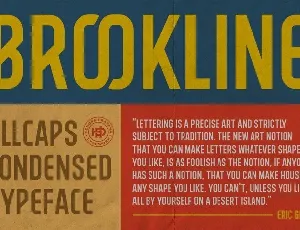 Brookline Display font