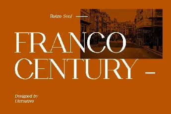 Franco Century Family font