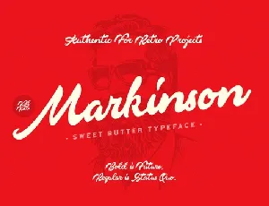 Markinson Free font