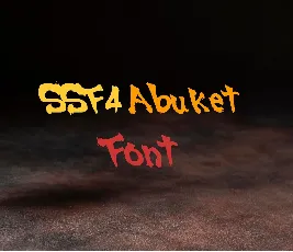 SSF4 Abuket font