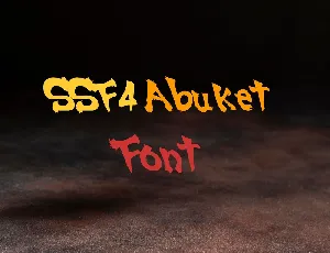 SSF4 Abuket font