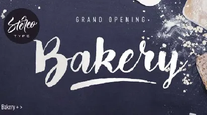 Bakery Free font