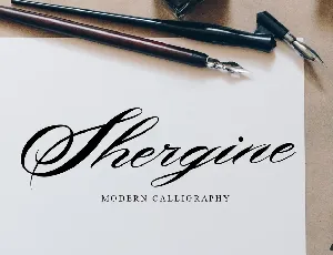 Shergine font