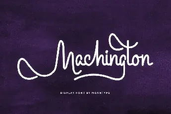 Machington Demo font