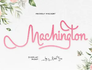 Machington Demo font