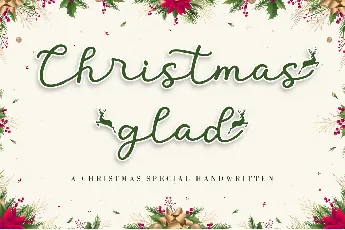 Christmas Glad font