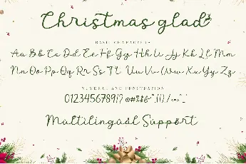 Christmas Glad font