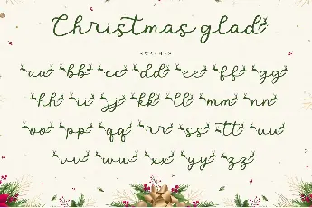 Christmas Glad font