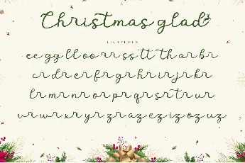 Christmas Glad font