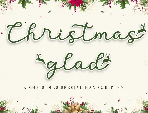 Christmas Glad font