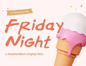 Friday Night font