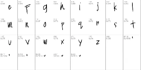 Cheskhand1 font