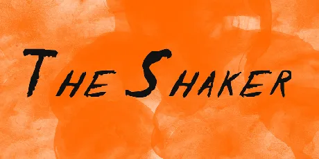 The Shaker font