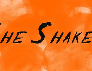 The Shaker font