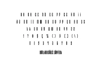 MillwonDemo font