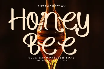 Honey Bee Typeface font