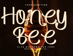 Honey Bee Typeface font